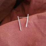 Long Thin Line Earrings