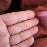 Long Thin Line Earrings