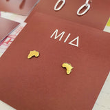 Tiny Africa Earrings