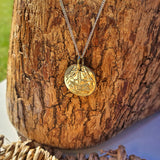 1/2 Cent Disk Necklace