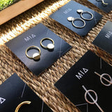 Long Crop Circle Earrings