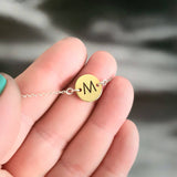 Engraved Disk Bracelet