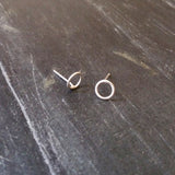 Open Circle Earrings