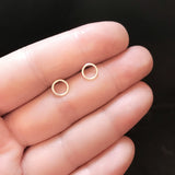 Open Circle Earrings