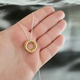 Interlinked Circle Necklace