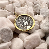 Medusa Coin Necklace