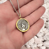 Medusa Coin Necklace