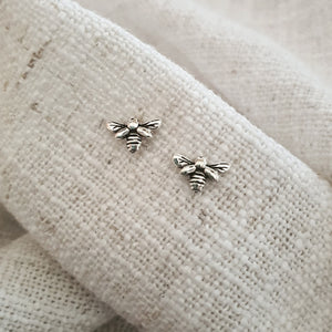 Tiny Bee Earrings
