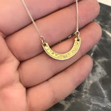 1/2 Cent Cut Out Necklace