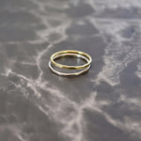 Hammered Stack Ring